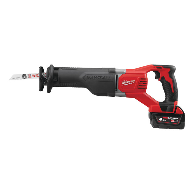 Bajonettsag 18V m/Batteri 4Ah Milwaukee M18 BSX-402C 