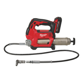 Fettpresse 18V m/Batteri 2Ah Milwaukee M18 GG-201C