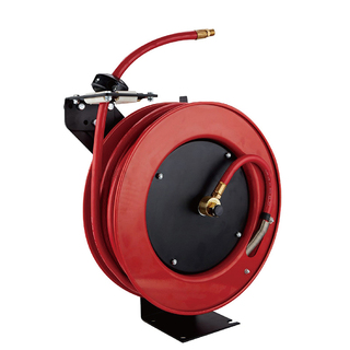 Slangetrommel Metall 3/8&quot; 15 M 15 M / 1/4&quot; gjenger for koplinger