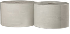 Papir T&#248;rke Ubleket B:24cm Industrirull gul 1150m