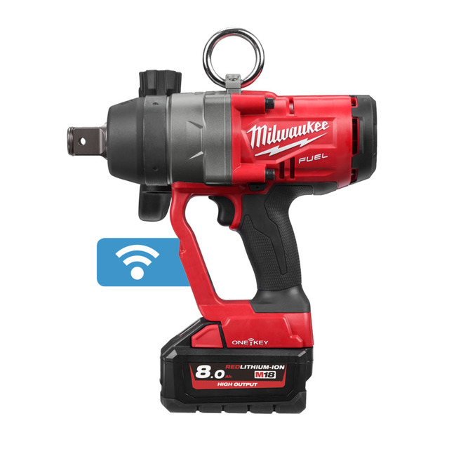 Muttertrekker 1" Friksj.ring 2x8A+Lader Milwaukee M18 FUEL™ ONE-KEY ™ 1" 