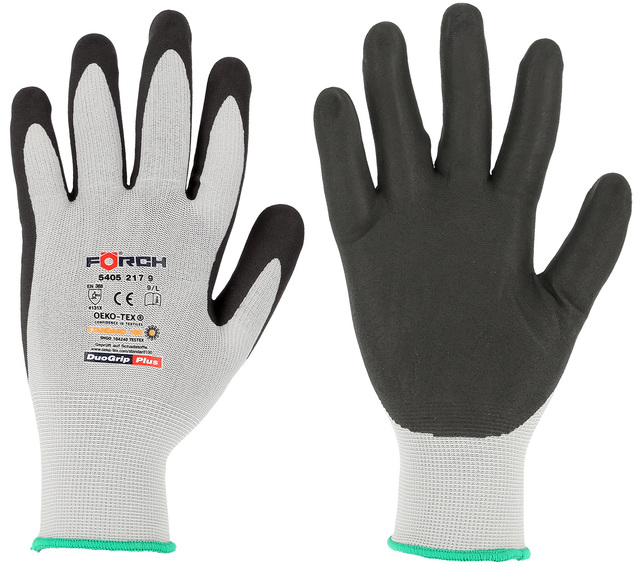 Monteringshanske DUO-GRIP PLUS Str. 9 