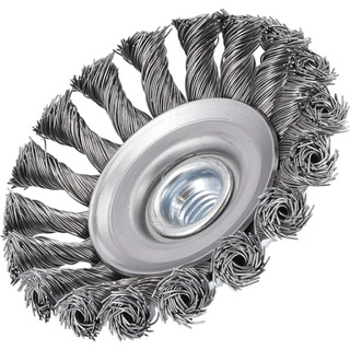 Stålbørste Tallerken M14 100mm . Förch