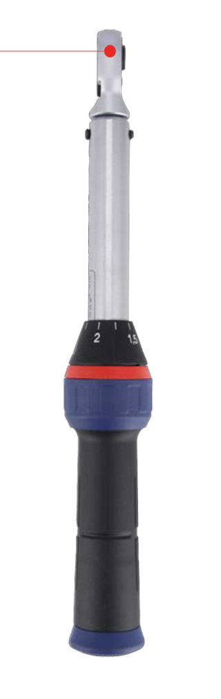 Momentnøkkel F-serie f.1/4" bits 5-25NM 