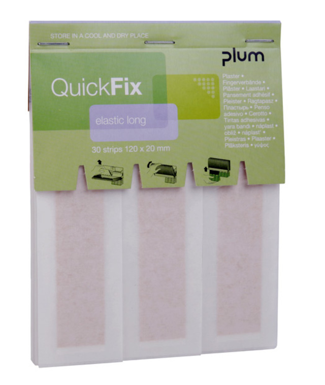 Plaster Elastisk/Tekstil (30-pk) (LxB) 120 x 20 mm 