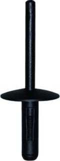 Popnagle Sort Plast 4,9X22,6mm (20/100)