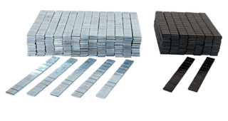 Klebelodd Pakke 60g Blyfri 12 x 5gr Blyfri Sort/St&#229;lf (300)