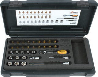 Pipesett 1/4"  33-Deler 4-13mm .