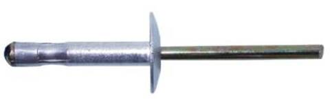 Popnagler Alu/Stål m/stor flange 