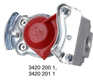 Luftkobling henger st M16 x 1,5 R&#248;d standard