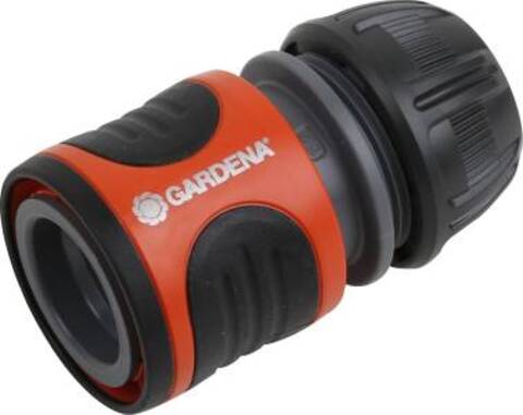 Slangekobling Gardena m/vannstopp 1/2" 