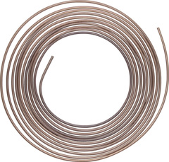 Bremser&#248;r Kobber/Nikkel 1/4&quot; x 7,62 m