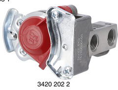 Luftkobling lastebil M16 x 1,5 (x 2) Forsyning R&#248;d