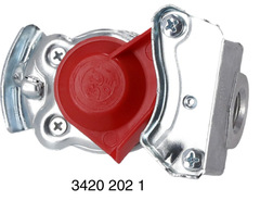 Luftkobling lastebil M16 x 1,5 Forsyning R&#248;d