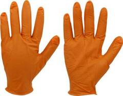 Monteringshanske Orange / Nitril  Str:XL .