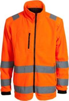 Sikkerhetsjakke Fleece Orange Str. S