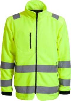 Sikkerhetsjakke Fleece Gul Str. L
