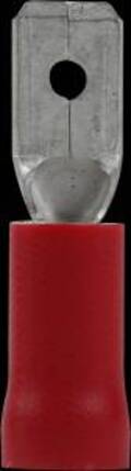 Kabelsko  Flat Han R&#248;d Industri 4,8x0,8mm