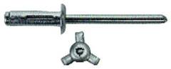 Popnagler m/Splitt Alu/Alu 4,8 X 24,5mm