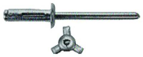 Popnagler m/Splitt Alu/Alu 4,8 X 24,5mm 