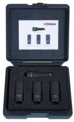 Verkt&#248;y f.Demontering L&#229;sebolter 1/2&quot;(4) NV17, 19, 21 mm (f.Hjulbolter)