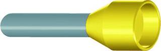 Endehylse Gul 6,0mm&#178;(100) .