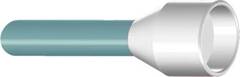 Endehylse  Hvit 0.5mm&#178; L=15,5mm
