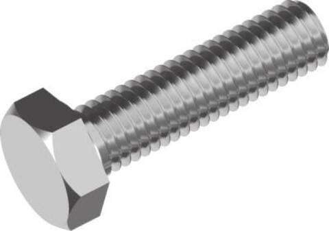 Skrue 6-Kt Din933  A4  16X90 