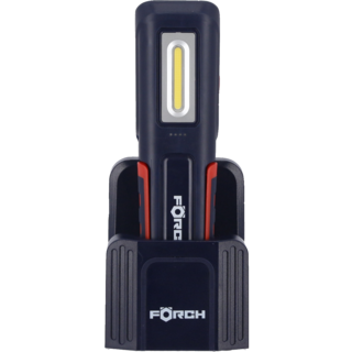 LED lampe med ladestasjon