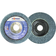 Lamellrondell &quot;curved&quot; 3D-Zircon 125mm P40