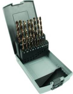 Spiralborsett HSS-E DIN338 Type N 1-10mm 5 % Kobolt (19)