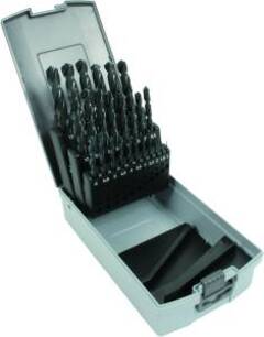 Borrkassett Slipte Bor 1-13mm 25Stk .