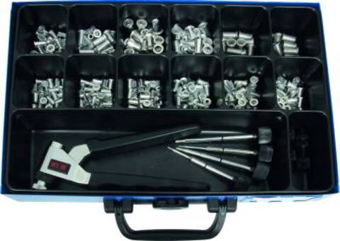 Blindmutter m/Tang aluminium M3 - M6  (300) 
