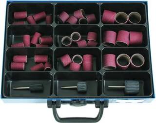 Slipehylser m/Holder P50/P80/P150 15x30  22x20  30x30  + Holder x 3