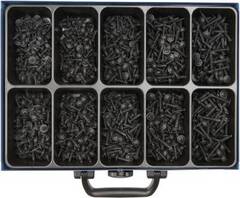 Plateskrue Selvb. m/Flens  Sorte 4,2x13 - 4,8x32  (1000)