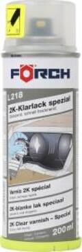 2K-Klarlakk Spesial L218 200ml f. Frontlykt repsett/4916 4