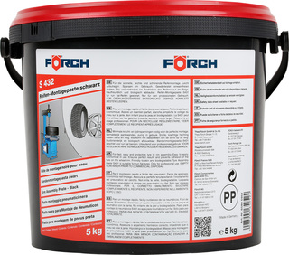 Dekk Montasjepasta 5Kg Sort S432 6586 5952