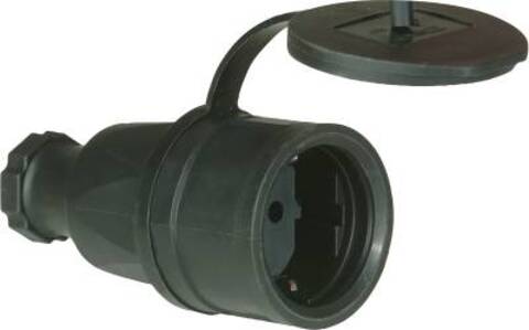 Støpsel M/Kappe 230V 
