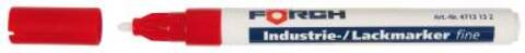 Industri-/Lakkpenn Fin Rød 1-2 mm Permanent Marker Edding 751 