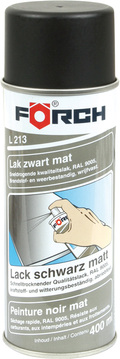Lakk Sort Matt R9005  L213 400 ml