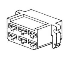 Koblingsstykke Han 6,3mm 6-Pol  (10) ETB616