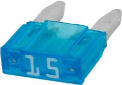 Sikring Blad Mini Fuse 15Amp (50 stk) EFB115