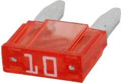 Sikring Blad Mini Fuse 10Amp (50 stk) EFB110