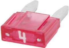 Sikring Blad Mini Fuse 4Amp EFB104