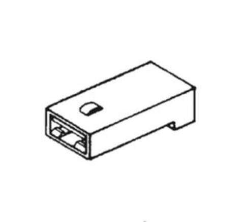 Koblingsstykke Han 6,3mm 1-Pol (10) ETB611 