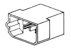 Koblingsstykke Hun 6,3mm 4-Pol  (10) ETB624