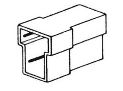 Koblingsstykke Hun 6,3mm 2-Pol  (10) ETB622T