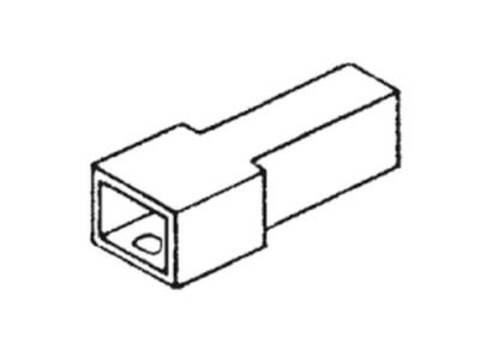 Koblingsstykke Hun 6,3mm  1-Pol  (10) ETB621 