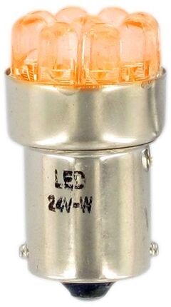 24V lysp&#230;re Gul Ba15S 5-LED