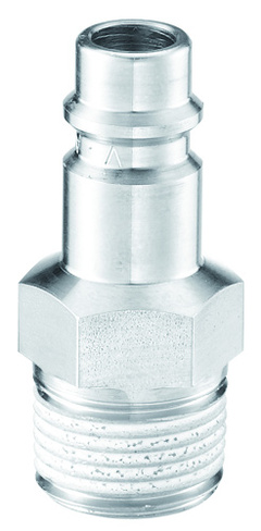 Kupling Nippel Han 1/4 Utv.gjenger EUR 7,4mm